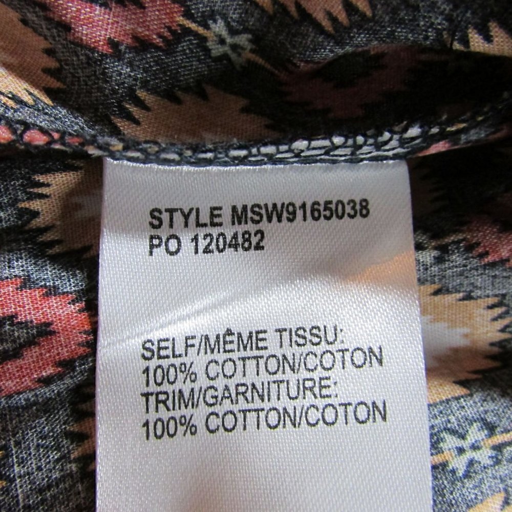 Cinch Women's XXL Long Sleeve Southwestern Geo Print Button Up Western Shirt - Picture 3 of 3